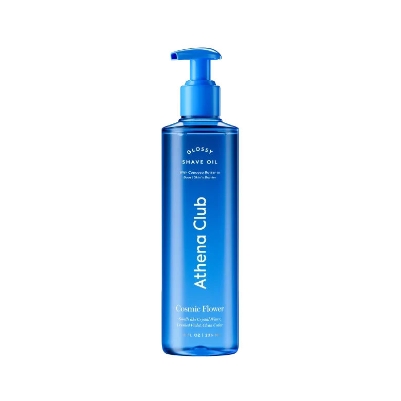 Glossy Shave Oil - Quiet Table Razor Selection Cosmic Flower
