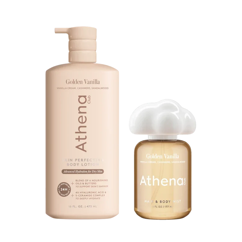 Lotion and Mist Duo - Clear Pantry Fragrance Selection Golden Vanilla